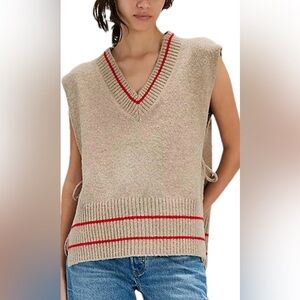 NWT Free People All Star Stripe Poncho Vest One size fits all.